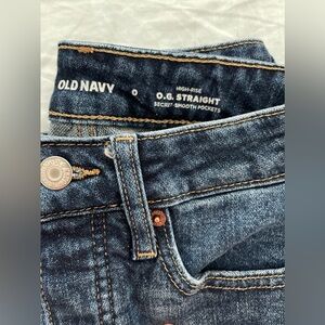 Old Navy High Rise OG Straight size 0 jeans